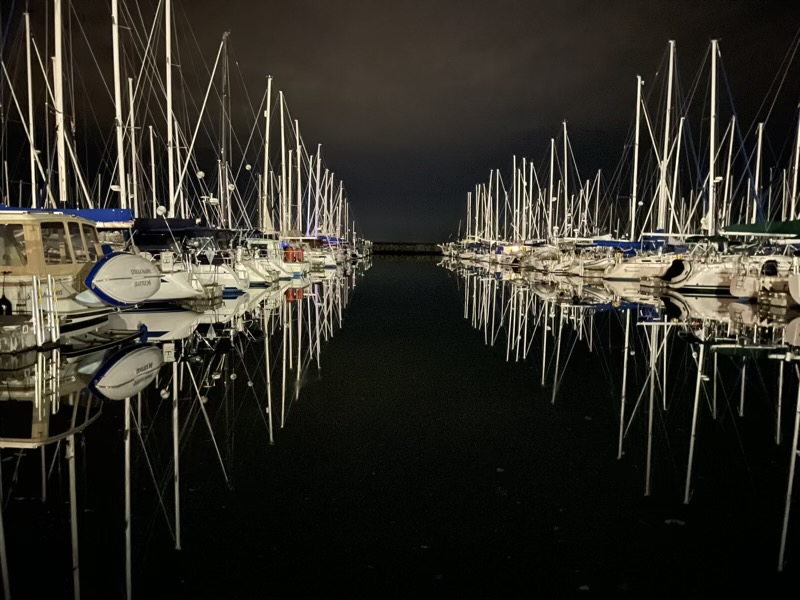 Shilshole on a calm night.